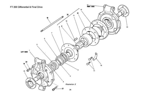 FT 200 Differential Section (Inboard Brakes)